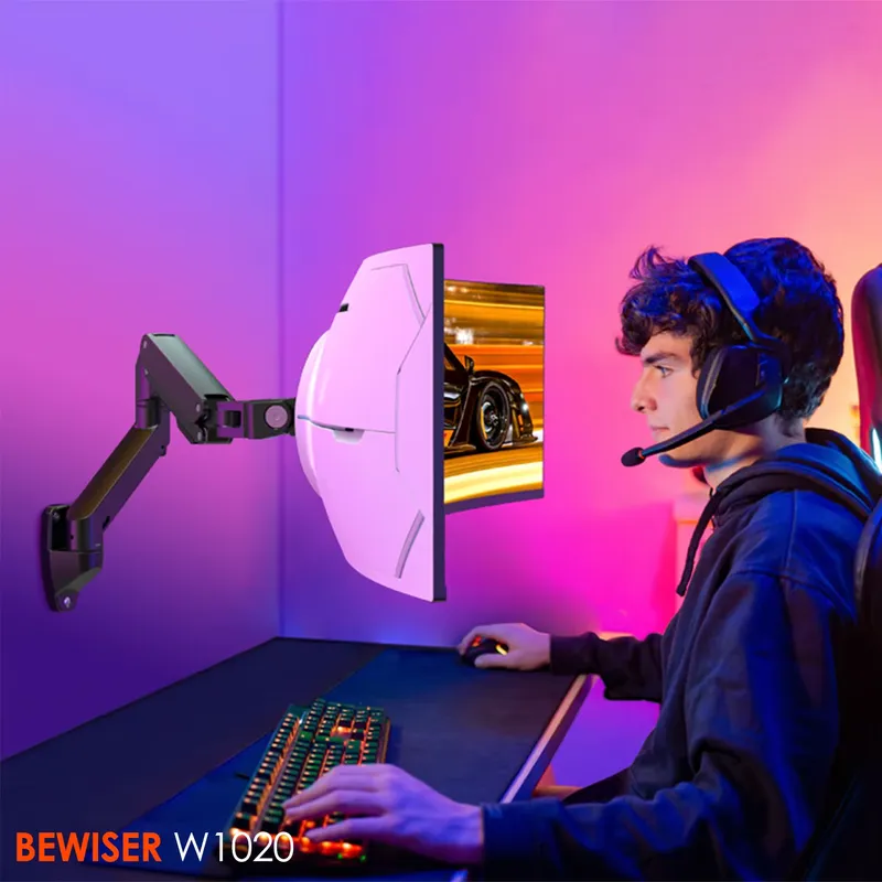Monitor Arm Single - Wytrzymały uchwyt ścienny do monitora z
