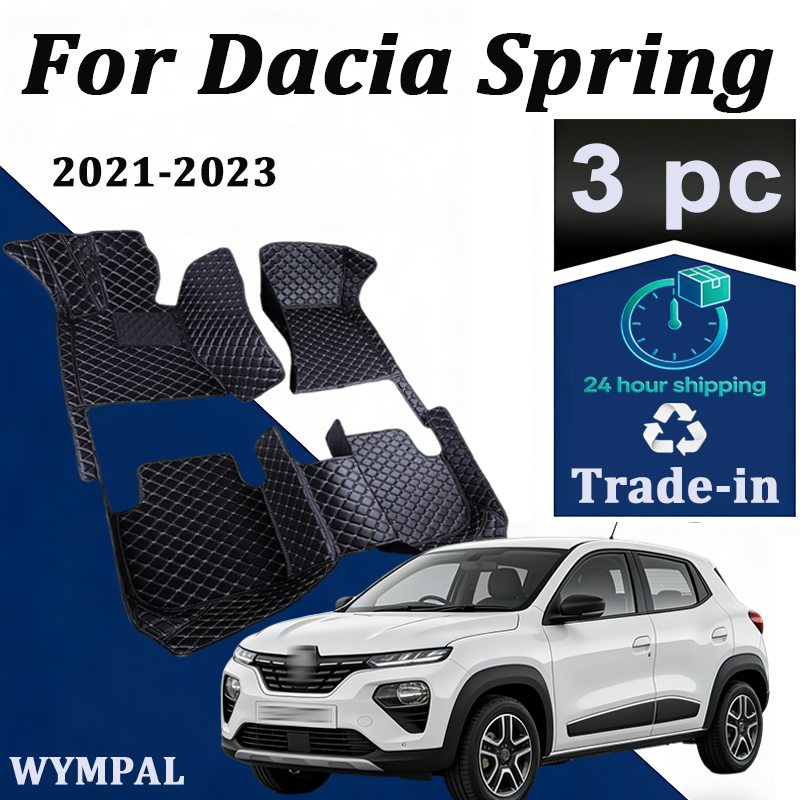 Tech Accessories Luxury - Samochodowe dywaniki podłogowe do Dacia Spring