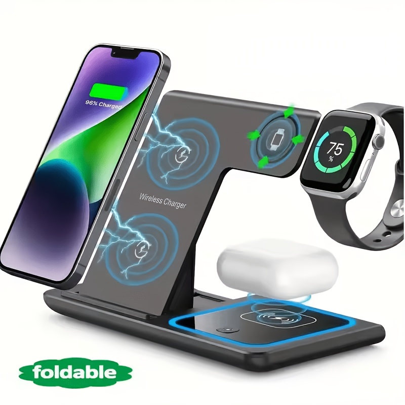 Wireless Charger 3 In 1 - Bezprzewodowa stacja ładująca 3 w 1,