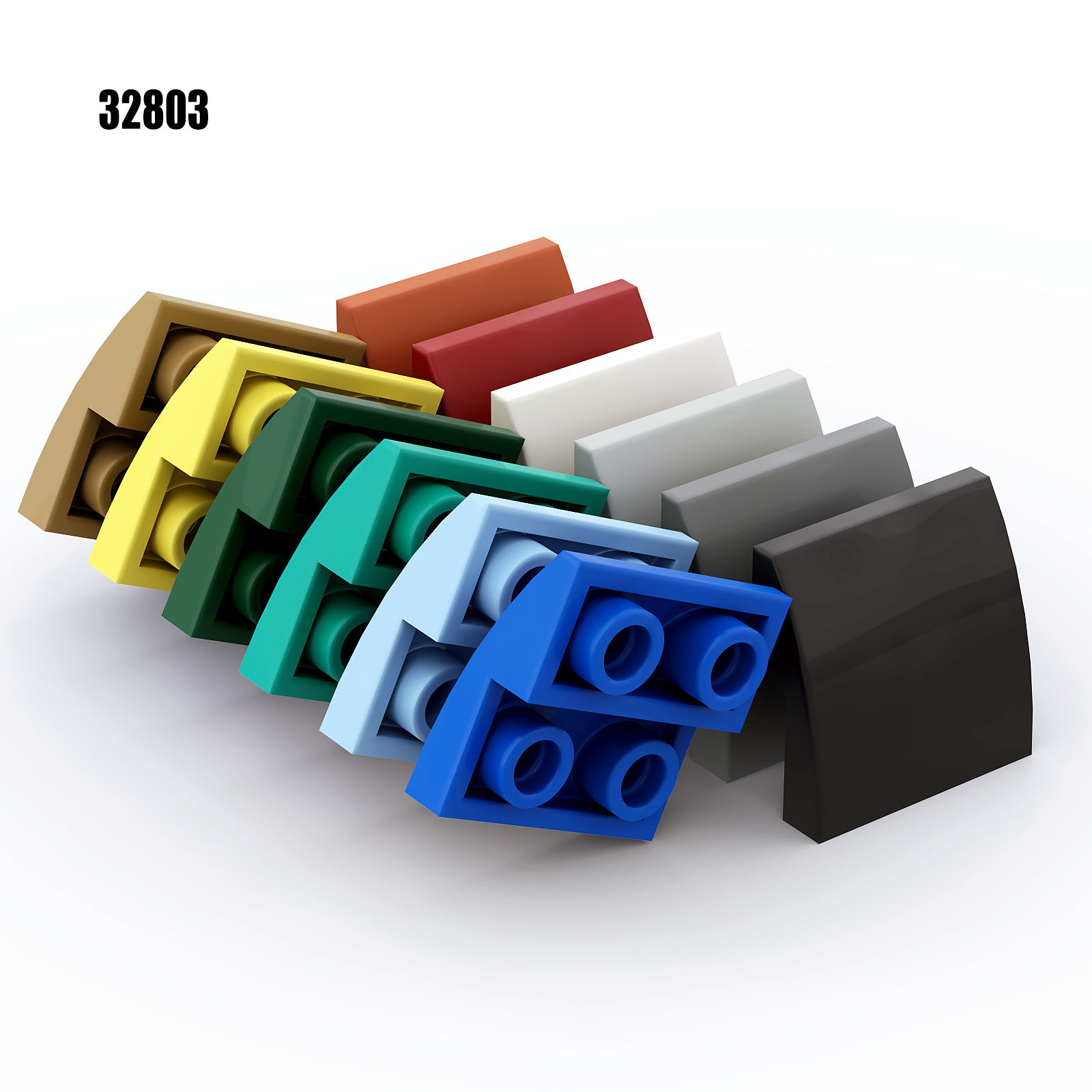Tech Accessories For Kids - 50 sztuk MOC cegieł 32803 2x2
