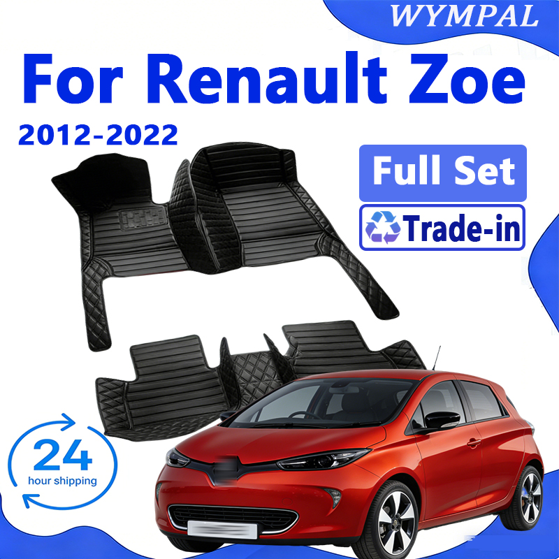 Tech Accessories Luxury - Skórzane dywaniki samochodowe do Renault Zoe