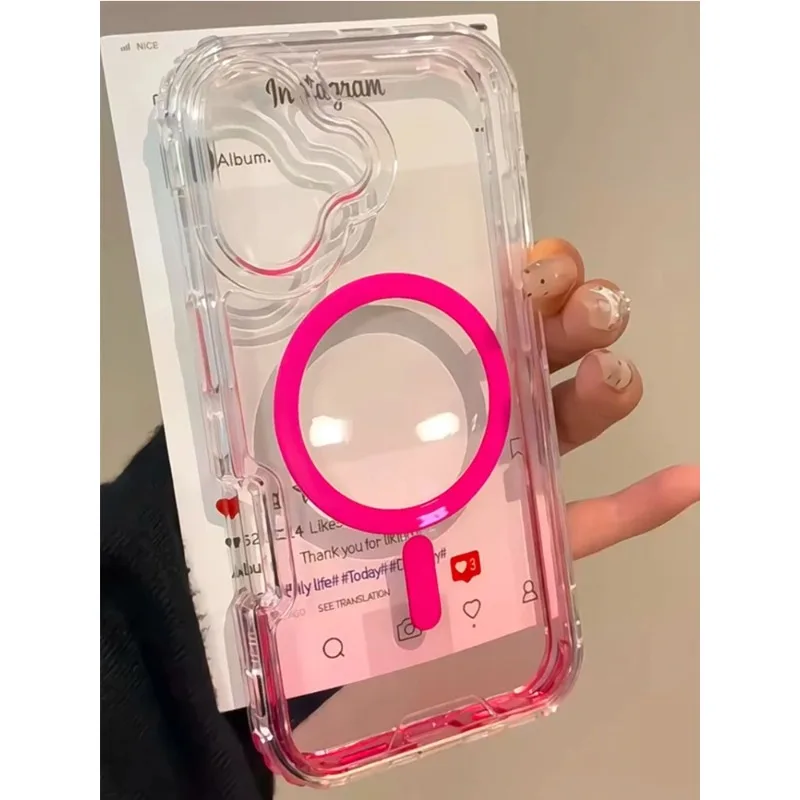 Wireless Charger 3 In 1 - Najgorętsze etui 3w1 Gradient Clear z
