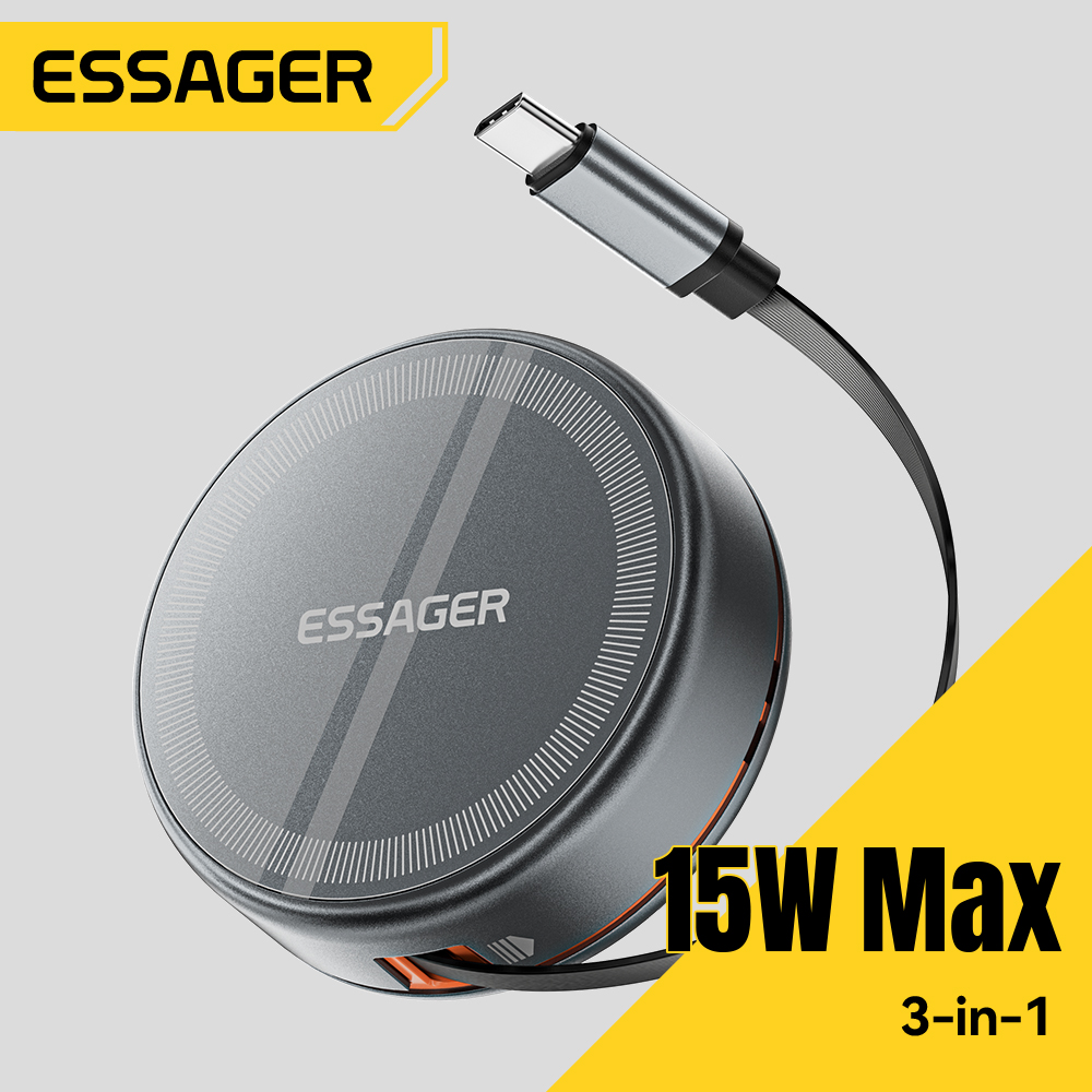 Wireless Charger 3 In 1 - Ładowarka bezprzewodowa magnetyczna 3 w 1