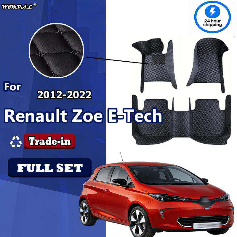 Tech Accessories Luxury - Luksusowe skórzane dywaniki samochodowe do Renault