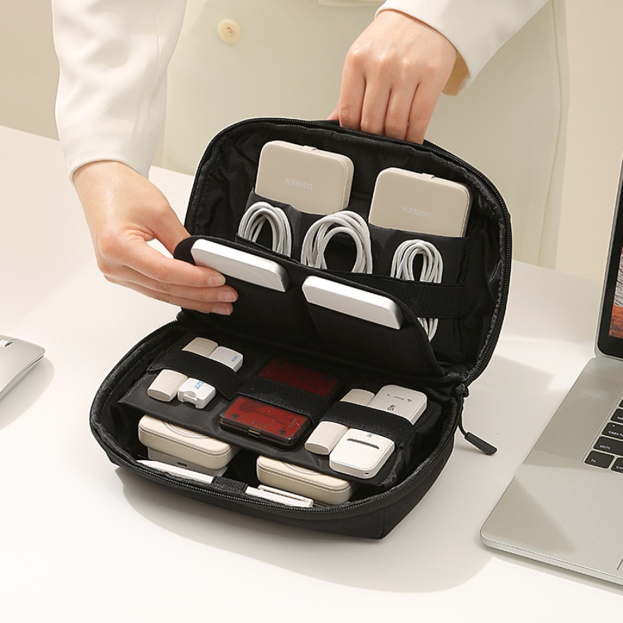 Tech Accessories Gifts For Men - Przenośny organizer podróżny na kable, ładowarki,