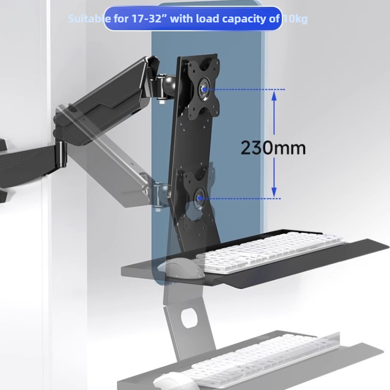 Monitor Arm Single - Wytrzymały uchwyt na monitor, ergonomiczny, regulowany