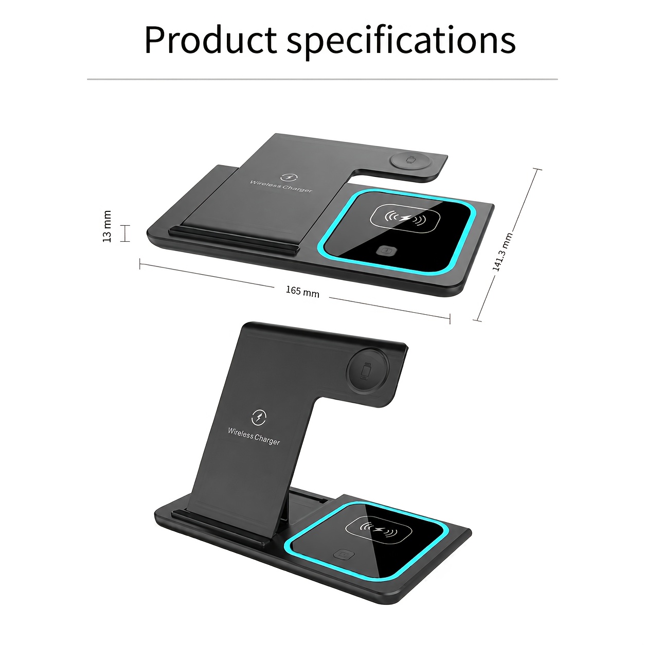 Bezprzewodowa stacja ładująca  – Wireless Charger 3 In 1 recenzja i cena