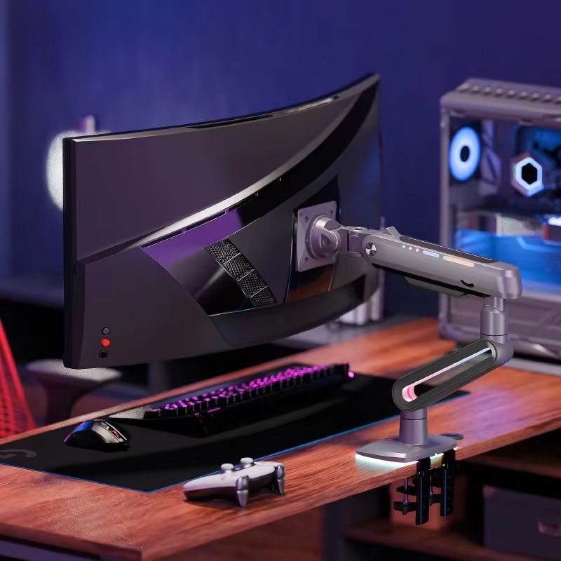 F6-XV Czarny Aluminiowy Pojedy – Monitor Arm Single recenzja i cena