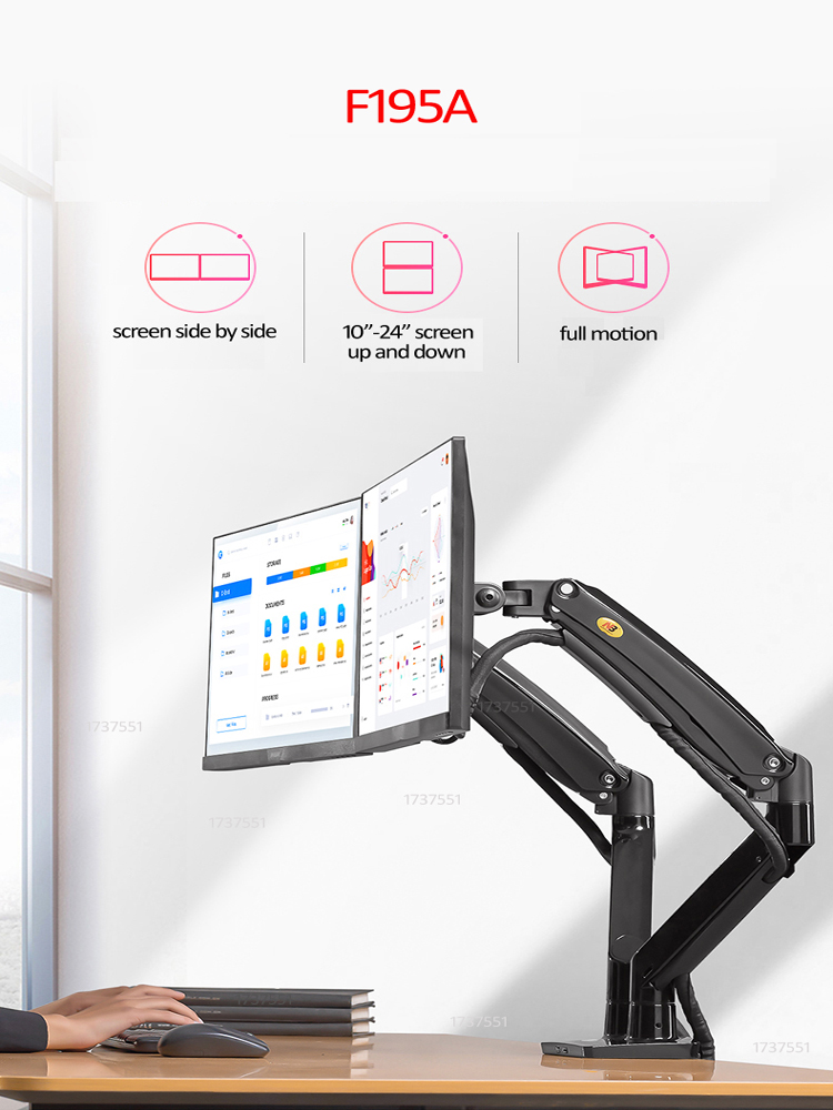 NB F195A Aluminiowy uchwyt z s – Monitor Arm Single recenzja i cena
