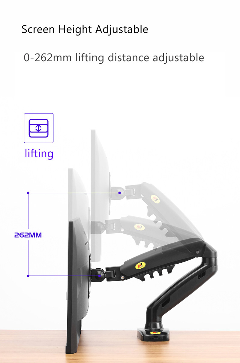 NOWY NB F80 17-30' Uchwyt na M – Monitor Arm Single recenzja i cena