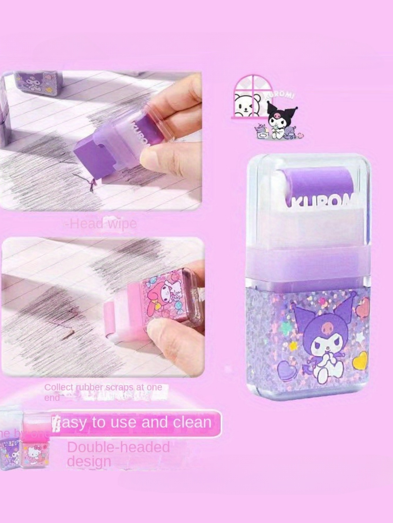 1 szt. Śliczna i kreatywna gum – Kawaii Tech Accessories recenzja i cena