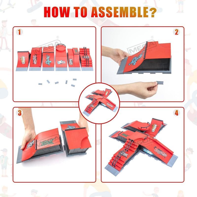 DIY Finger Skatepark 6-in-1 Se – Tech Accessories For Kids recenzja i cena
