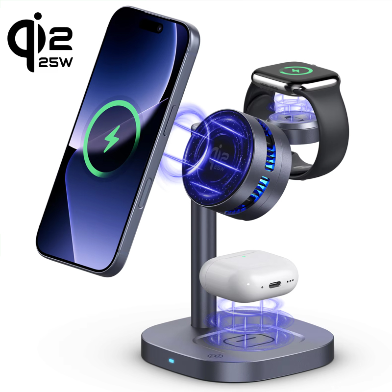 ICE Cooling Qi2.2 25W 3 w 1 Ma – Wireless Charger 3 In 1 recenzja i cena