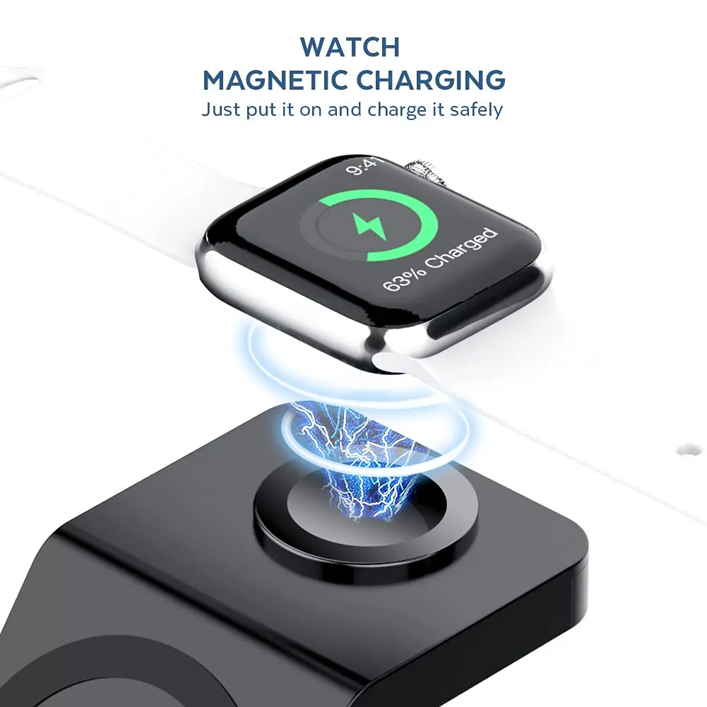 Stojak na bezprzewodową ładowa – Wireless Charger 3 In 1 recenzja i cena