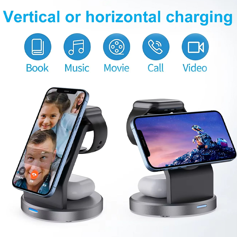 Stojak na bezprzewodową ładowa – Wireless Charger 3 In 1 recenzja i cena