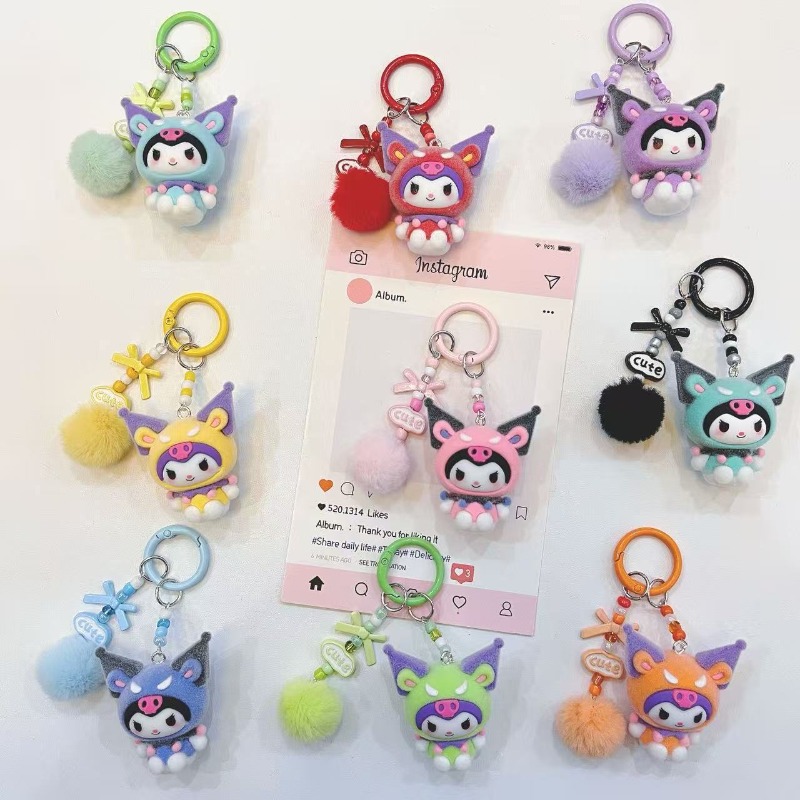 Modny brelok z żywicy z figurk – Kawaii Tech Accessories recenzja i cena
