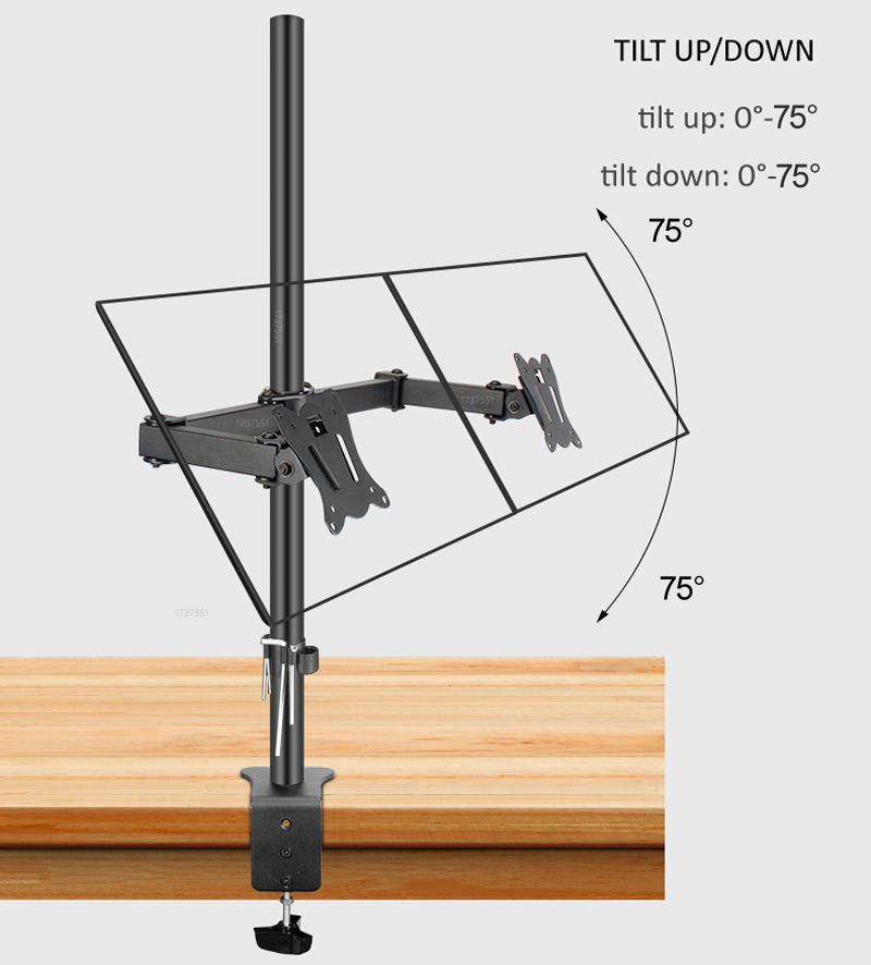 T902-280 360° Obrotowy Stalowy – Monitor Arm Single recenzja i cena