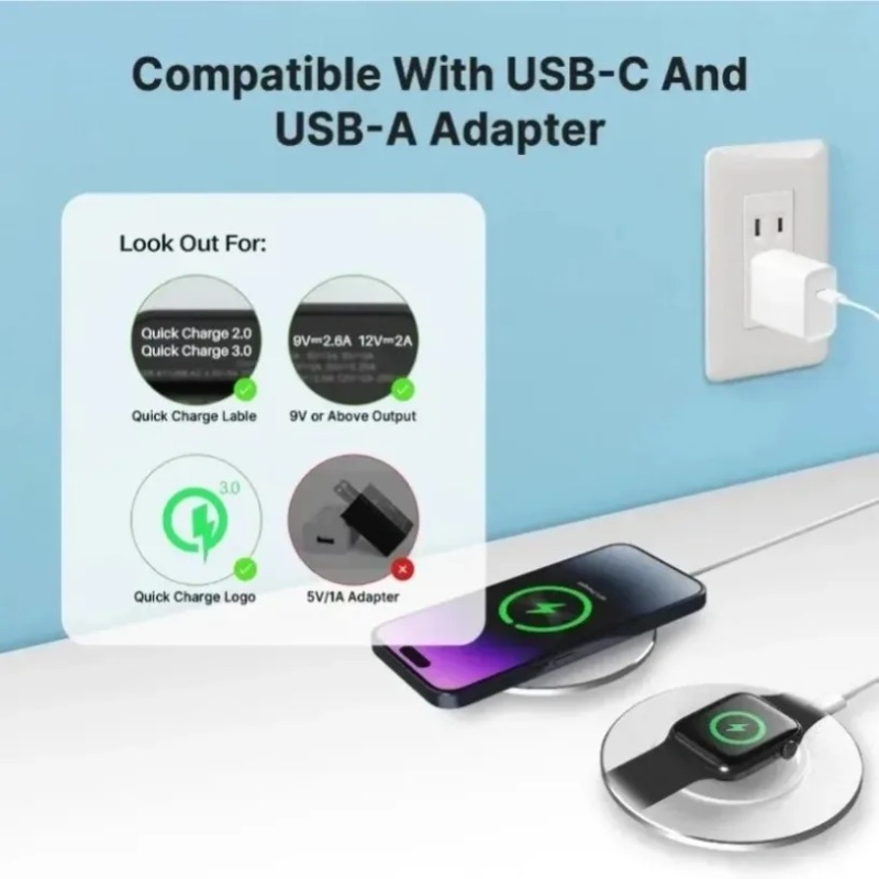 Kompaktowa ładowarka bezprzewo – Wireless Charger 3 In 1 recenzja i cena